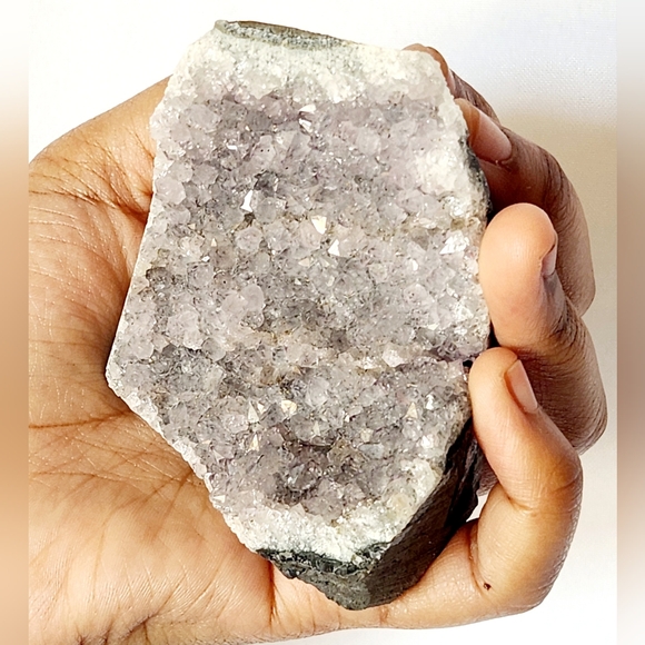 Amethyst Crystal Cluster with Large Flat Base Geode - Picture 7 of 11